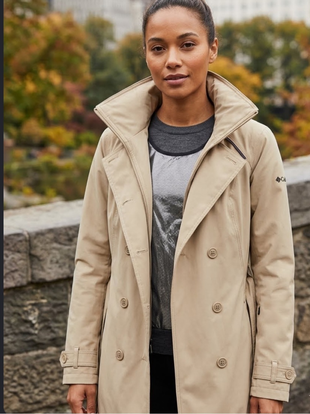 Columbia Women's Trench II Jacket in Ancient Fossil